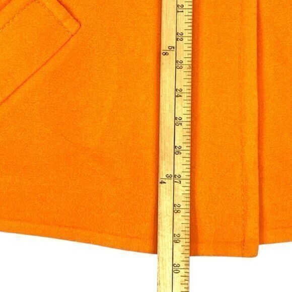 CARLISLE Wool Unlined Double Breasted UNIQUE Pea Coat 8 Chic Modern Preppy Noel - Picture 13 of 16